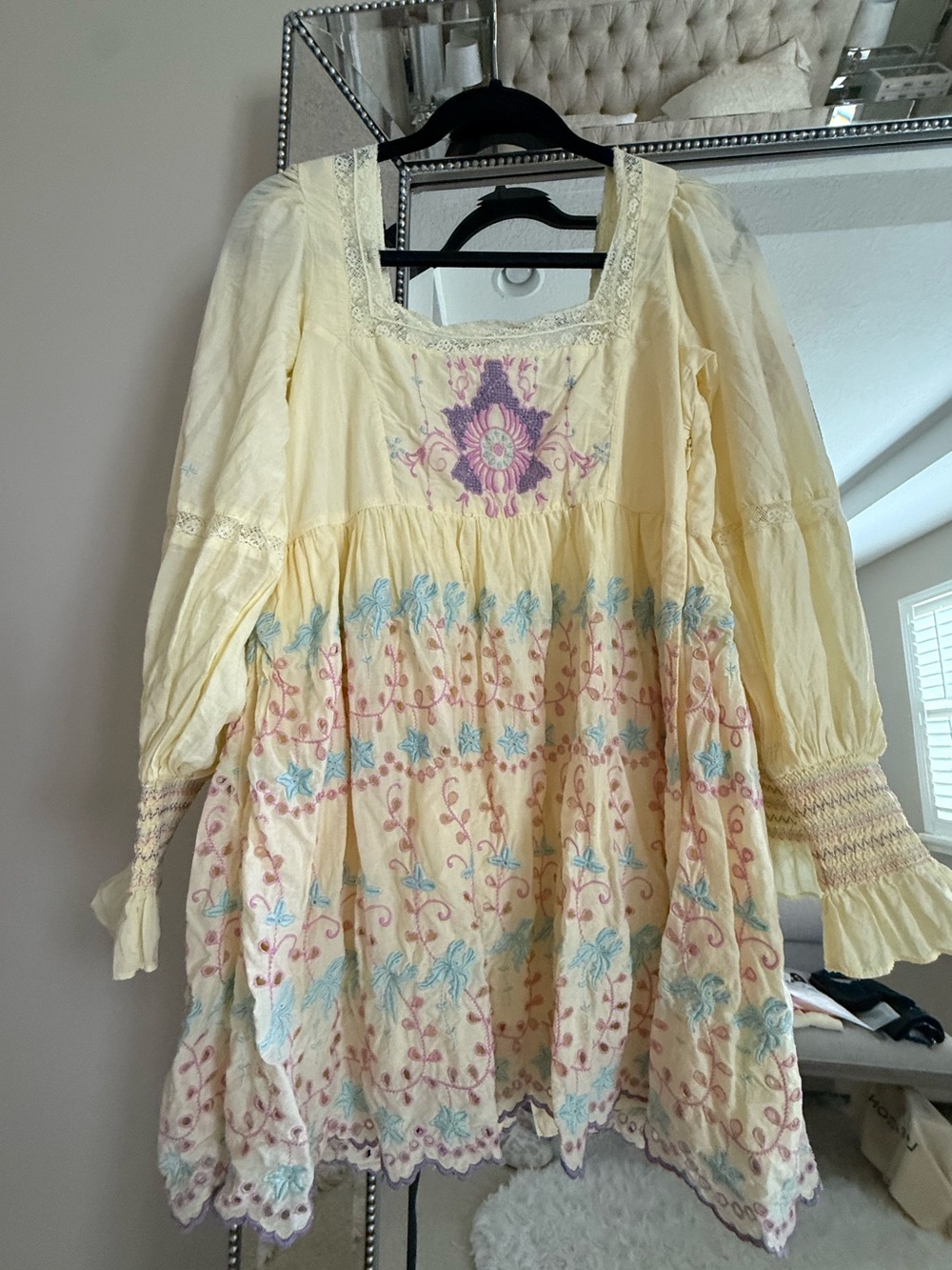 LoveShackFancy Embroidered Dress